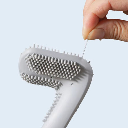 Silicone Golf Shape Toilet Brush with Holder Set Toilet Cleaner Brush Wall Mounted Toilet Brush and Drying Holder for Bathroom
