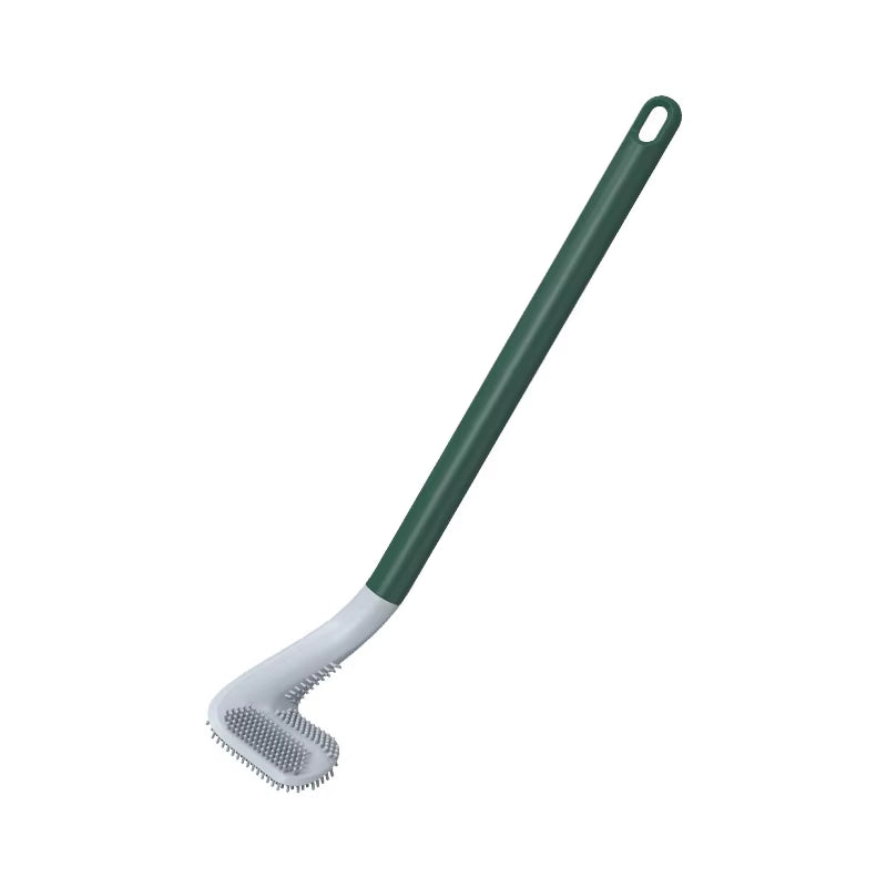 Silicone Golf Shape Toilet Brush with Holder Set Toilet Cleaner Brush Wall Mounted Toilet Brush and Drying Holder for Bathroom