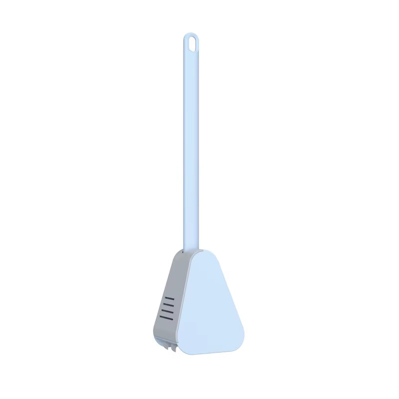 Silicone Golf Shape Toilet Brush with Holder Set Toilet Cleaner Brush Wall Mounted Toilet Brush and Drying Holder for Bathroom