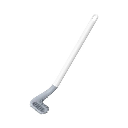Silicone Golf Shape Toilet Brush with Holder Set Toilet Cleaner Brush Wall Mounted Toilet Brush and Drying Holder for Bathroom