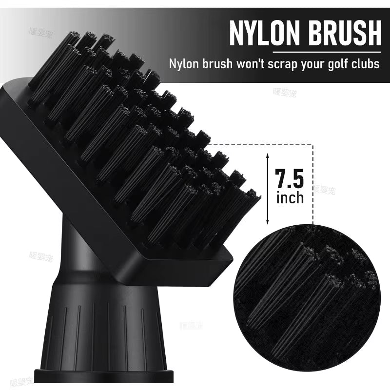 Golf Club Cleaning Brush Portable Groove Tube Cleaner Brush Spray Bottle Golf Brush Golf Club Cleaner Tool Golf Accessories