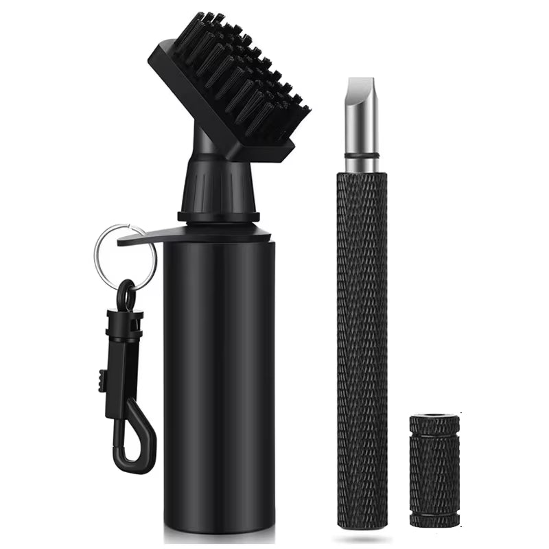 Golf Club Cleaning Brush Portable Groove Tube Cleaner Brush Spray Bottle Golf Brush Golf Club Cleaner Tool Golf Accessories